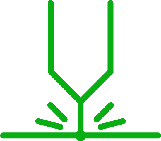 Laser technology icon