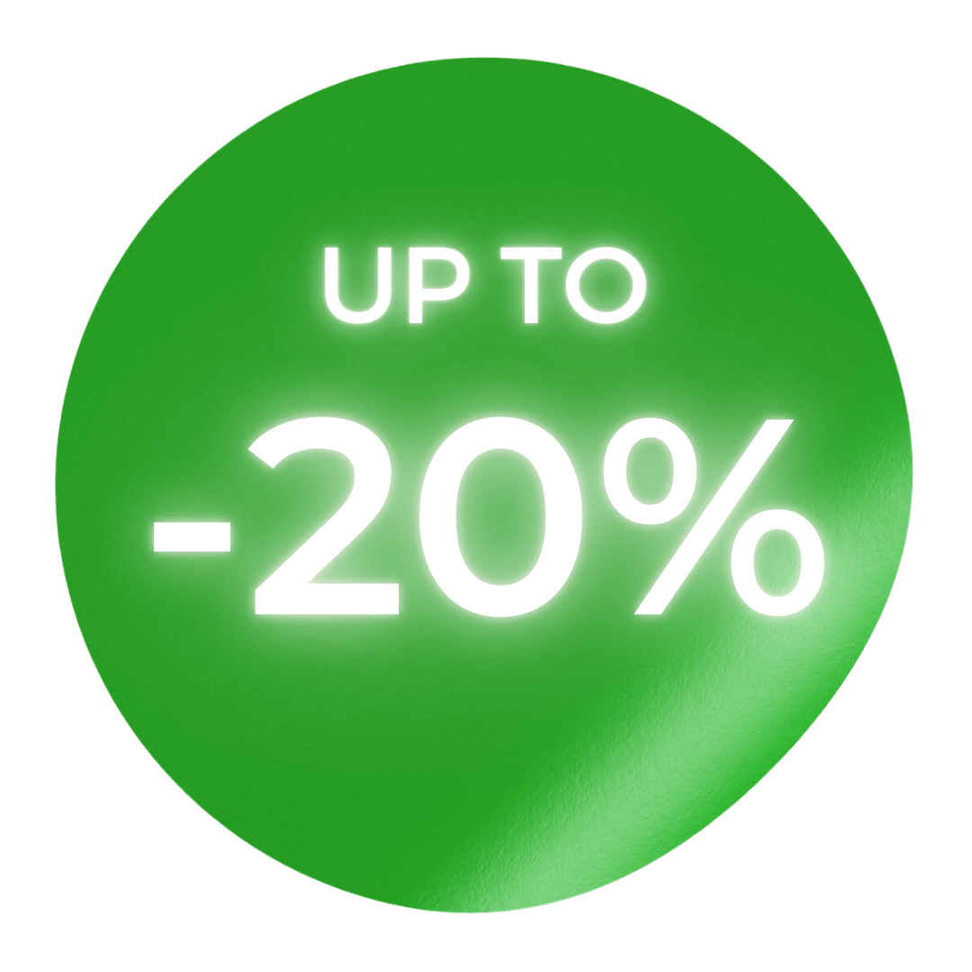 up to -20%