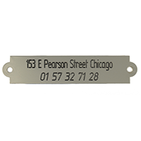 Necklace plate - Model B