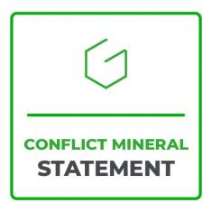 conflict mineral statement certificate logo