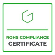 RoHS compliance certificate logo