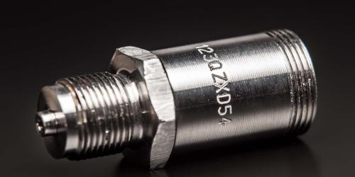 Hydrolic industrial part marked with dot peen technology by gravotech