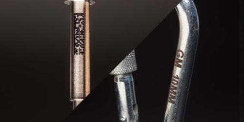 Annealing and deep marking with laser on stainless steel