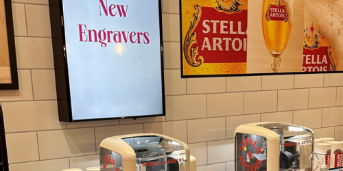 Event Stella Artois in NYC with Gravotech machines