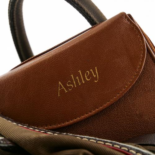 Leather bag engraving online
