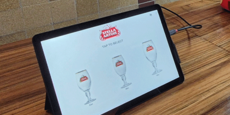 Gravotouch for Stella Artois brand events