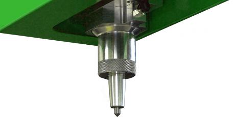 Dot peen engraving machine stylus close up